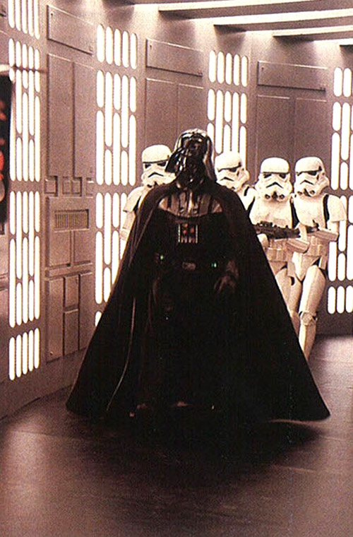 Photo:  Darth Vader and Stormtroopers